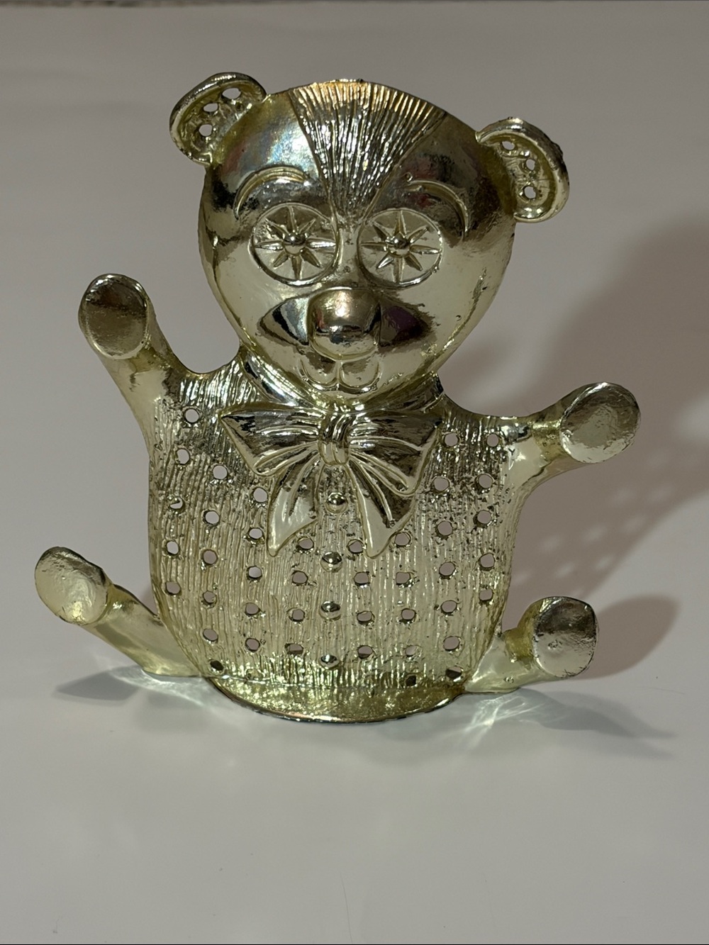 1970s Earring Holder Metal Torino Vintage Bear Mid-century Modern